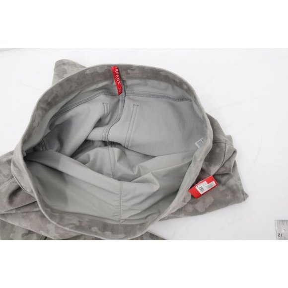 NEW SPANX Women 1X Jean-ish Ankle Leggings Stone Wash Camo High Rise - Picture 6 of 12